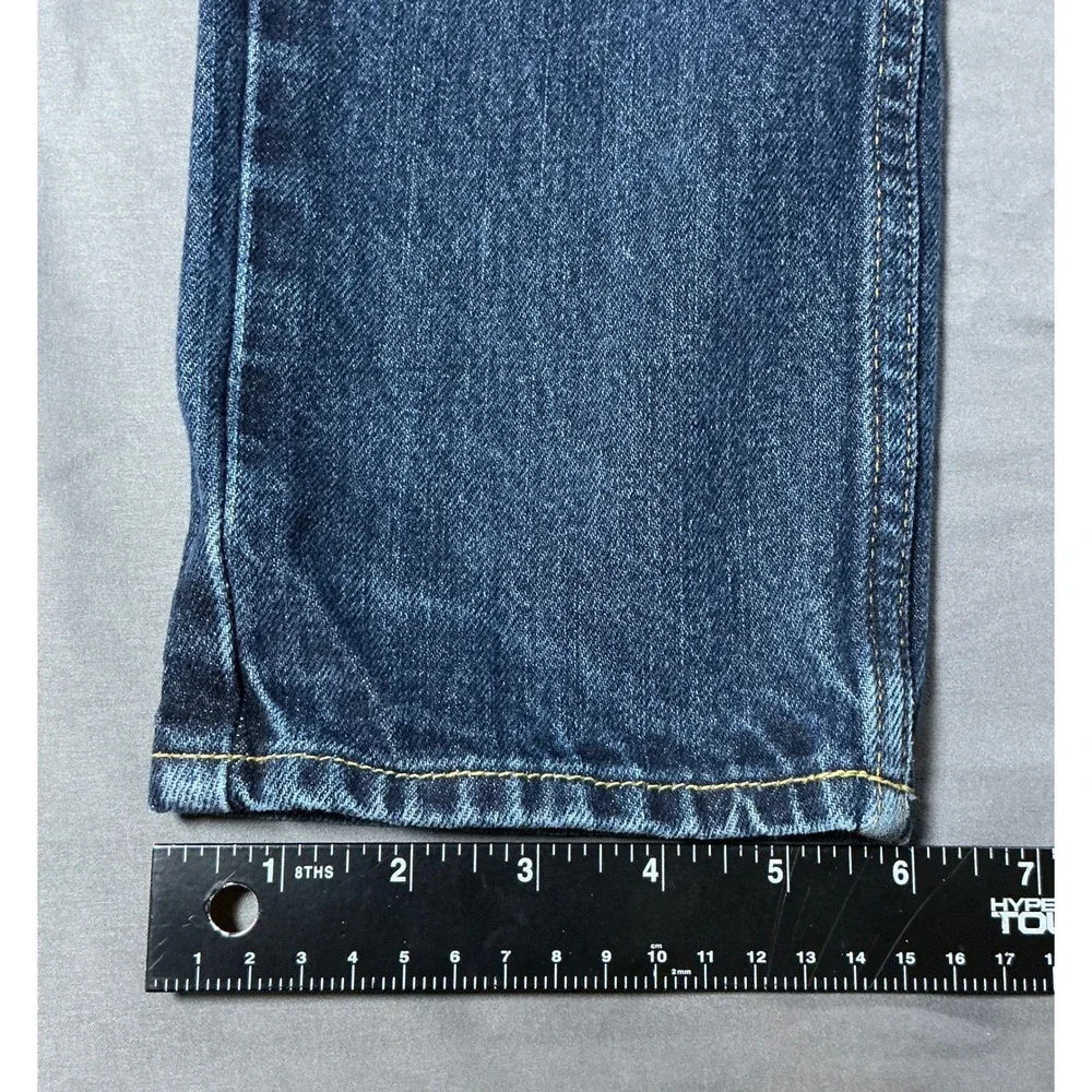Hollister Skinny Jeans Mens 28x30 Dark Wash Button Fly Denim Blue